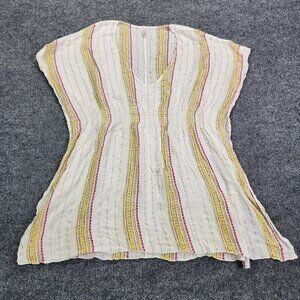 BECCA Womens V Neck Sleeveless Multicolor Tunic Top Boho Womens‎ Size Medium?
